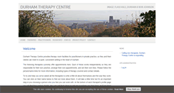 Desktop Screenshot of durhamtherapycentre.co.uk